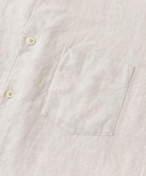 URBAN RESEARCH DOORS(アーバンリサーチドアーズ)の「シルケットリネン バンドカラーロングスリーブシャツ(シャツ/ブラウス・メンズ・アイボリー/グレー系その他/ブラウン系その他/ブルー系その他/インディゴブルー/ホワイト系その他・MEDIUM/LARGE/X-LARGE)」の15枚目の写真