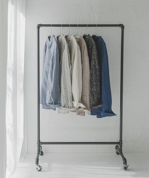 URBAN RESEARCH DOORS(アーバンリサーチドアーズ)の「シルケットリネン バンドカラーロングスリーブシャツ(シャツ/ブラウス・メンズ・アイボリー/グレー系その他/ブラウン系その他/ブルー系その他/インディゴブルー/ホワイト系その他・MEDIUM/LARGE/X-LARGE)」の22枚目の写真