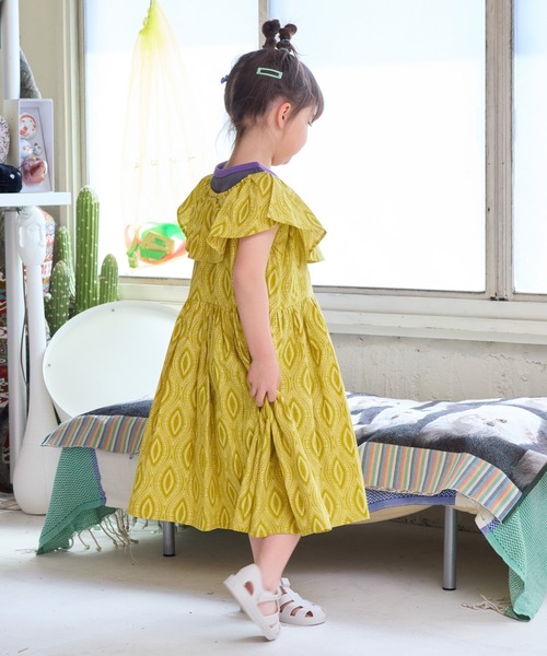 A BOND（アボンド）の「マルチウェイフリルワンピース（90～150cm）（ワンピース・キッズ・ブルー/イエロー/グリーン・120/110/130/100/90/150/140）」の6枚目の写真