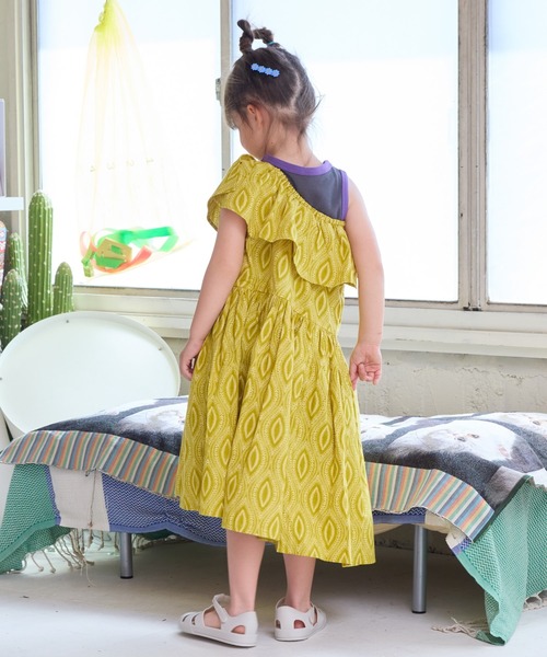 A BOND（アボンド）の「マルチウェイフリルワンピース（90～150cm）（ワンピース・キッズ・ブルー/イエロー/グリーン・120/110/130/100/90/150/140）」の10枚目の写真