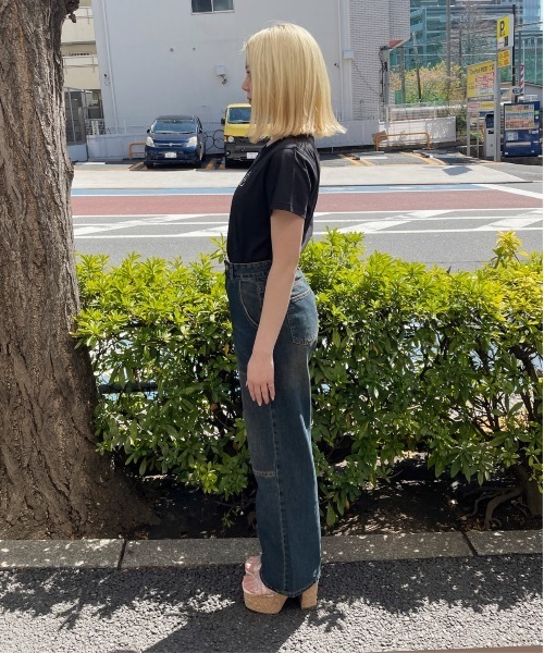 one way（ワンウェイ）の「ガーリーエンブレムＴシャツ（Tシャツ/カットソー・レディース・ブラック/ピンク/ホワイト系その他/ホワイト/ホワイト×ブルー/ライトベージュ・FREE）」の21枚目の写真