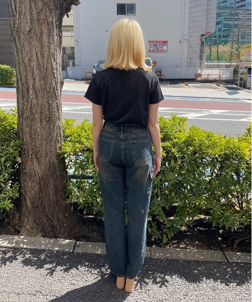one way（ワンウェイ）の「ガーリーエンブレムＴシャツ（Tシャツ/カットソー・レディース・ブラック/ピンク/ホワイト系その他/ホワイト/ホワイト×ブルー/ライトベージュ・FREE）」の22枚目の写真