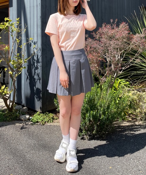 one way（ワンウェイ）の「ガーリーエンブレムＴシャツ（Tシャツ/カットソー・レディース・ブラック/ピンク/ホワイト系その他/ホワイト/ホワイト×ブルー/ライトベージュ・FREE）」の12枚目の写真