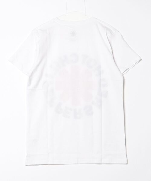 MUSIC TEE(ミュージックティー)の「R.H.C.P.“RED ASTERISK”/レッド ホット チリ ペッパーズ "レッド アスタリスク”(Tシャツ/カットソー・メンズ・ホワイト・X-LARGE/MEDIUM/LARGE)」の2枚目の写真