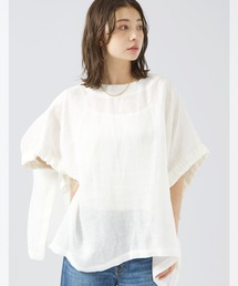 【MICA&DEAL /マイカアンドディール】リネンポンチョ