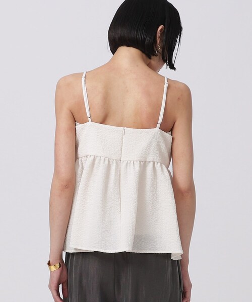 GALLEST(ギャレスト)の「◆ふくれジャカードキャミソール(タンクトップ・レディース・ブラック/オフホワイト/イエロー・38)」の12枚目の写真