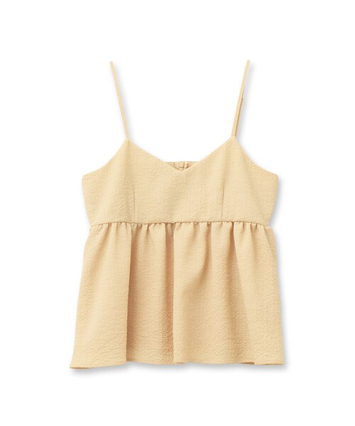 GALLEST(ギャレスト)の「◆ふくれジャカードキャミソール(タンクトップ・レディース・ブラック/オフホワイト/イエロー・38)」の16枚目の写真