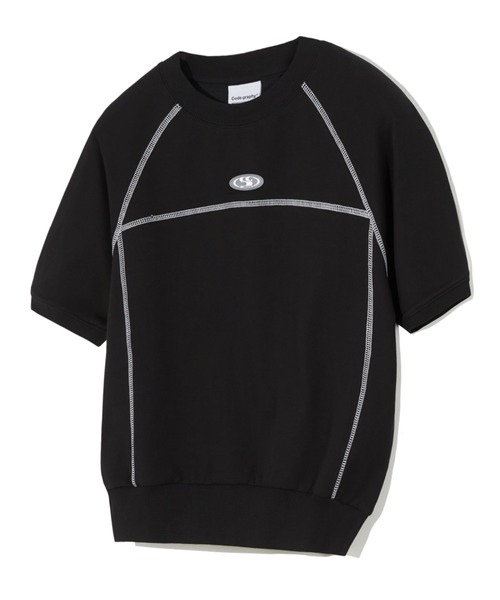 (WOMAN) WAVE Symbol Coloring Stitch SHORT SLEEVE Sweatshirt（Tシャツ/カットソー）｜codegraphy（コードグラフィー）