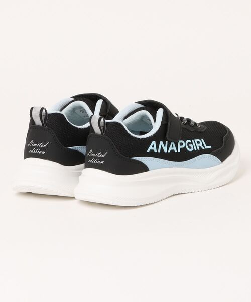 ANAP GiRL(アナップガール)の「【ANAP GIRL】 ジュニアカジュアルスニーカー(スニーカー・キッズ・ブラック/サックスブルー/ホワイト・19.0cm/20.0cm/21.0cm/22.0cm/23.0cm/24.0cm)」の7枚目の写真