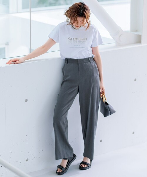 セール】【UVカット/洗える】CA ME PLAIT ロゴTシャツ（Tシャツ