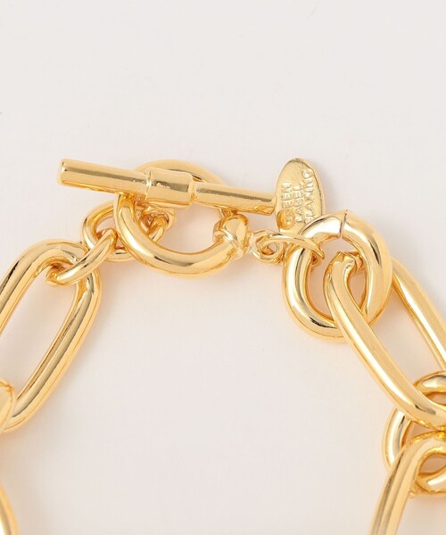 green label relaxing（グリーンレーベルリラクシング）の「楕円チェーン ブレスレット（ブレスレット・レディース・シルバー/ゴールド・FREE）」の5枚目の写真