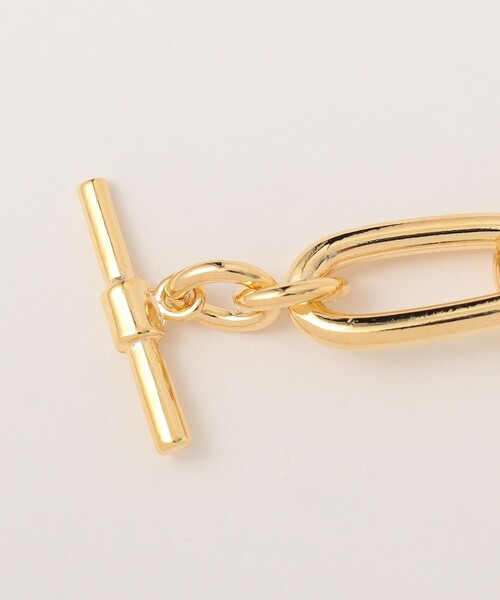 green label relaxing（グリーンレーベルリラクシング）の「楕円チェーン ブレスレット（ブレスレット・レディース・シルバー/ゴールド・FREE）」の7枚目の写真