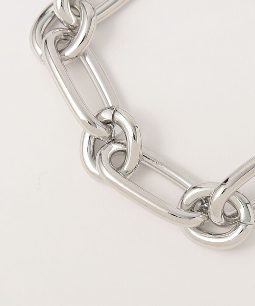 green label relaxing（グリーンレーベルリラクシング）の「楕円チェーン ブレスレット（ブレスレット・レディース・シルバー/ゴールド・FREE）」の8枚目の写真