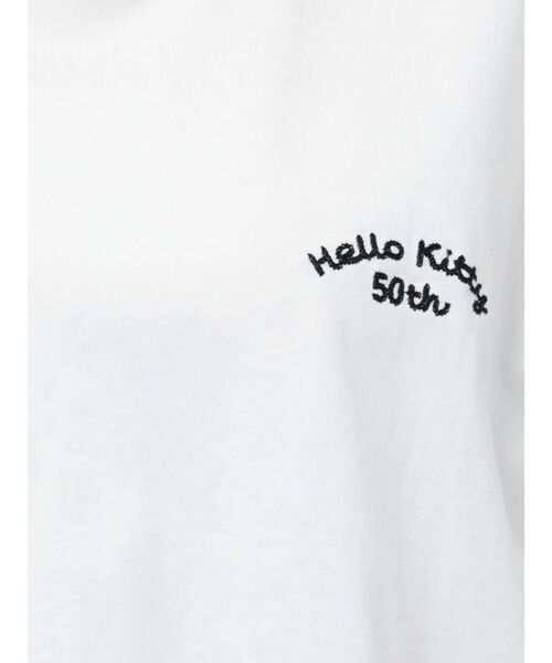 ハローキティコラボ（ハローキティコラボ）の「【ハローキティコラボ】シルエットTシャツ（Tシャツ/カットソー・レディース・ブラック/ホワイト・FREE）」の14枚目の写真