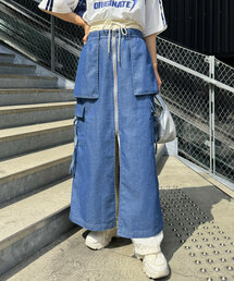 CIAOPANIC | ラメデニムフロントジップスカート(スカート)