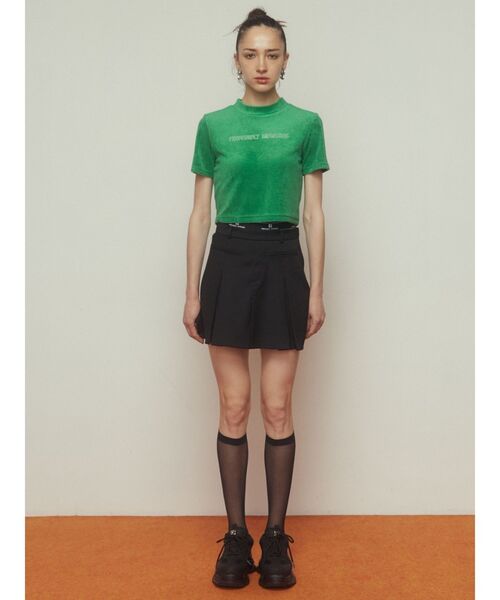 EMODA(エモダ)の「エンブロイダリーパイルトップ(Tシャツ/カットソー・レディース・グリーン/ブルー/グレー/ブラック・FREE)」の19枚目の写真