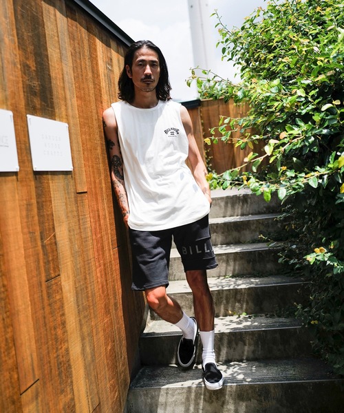 BILLABONG（ビラボン）の「BILLABONG メンズ ARCH FILL タンクトップ 【2024年春夏モデル】/ビラボンバックプリントマッスルタンク（タンクトップ・メンズ・パープル/ブラック/オフホワイト・MEDIUM/X-LARGE/LARGE）」の4枚目の写真