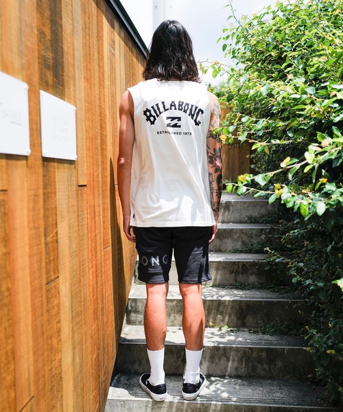BILLABONG（ビラボン）の「BILLABONG メンズ ARCH FILL タンクトップ 【2024年春夏モデル】/ビラボンバックプリントマッスルタンク（タンクトップ・メンズ・パープル/ブラック/オフホワイト・MEDIUM/X-LARGE/LARGE）」の5枚目の写真