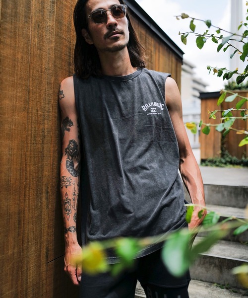 BILLABONG（ビラボン）の「BILLABONG メンズ ARCH FILL タンクトップ 【2024年春夏モデル】/ビラボンバックプリントマッスルタンク（タンクトップ・メンズ・パープル/ブラック/オフホワイト・MEDIUM/X-LARGE/LARGE）」の12枚目の写真