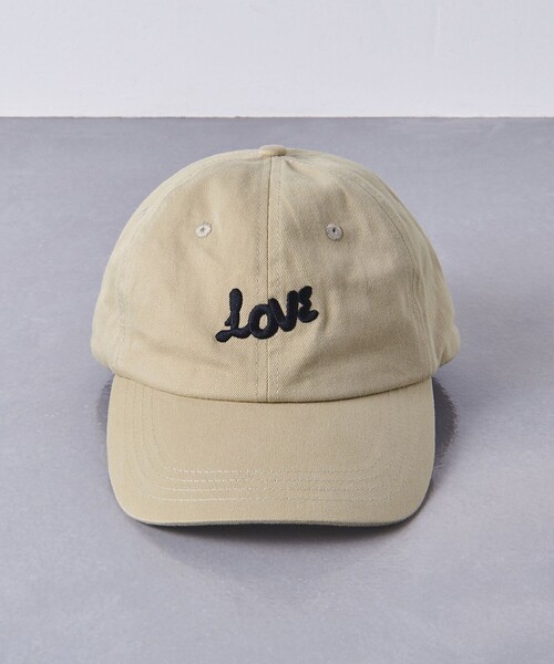HANDTEX（ハンドテックス）の「【別注】＜HANDTEX＞LOVE キャップ -united LOVE project 2024（キャップ・レディース・ベージュ・FREE）」の12枚目の写真