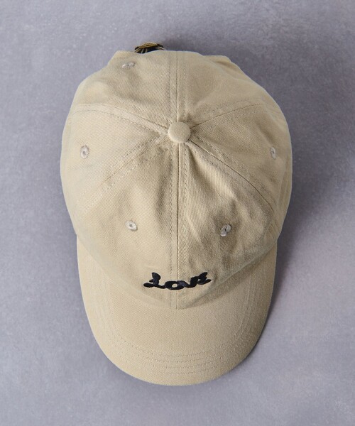 HANDTEX（ハンドテックス）の「【別注】＜HANDTEX＞LOVE キャップ -united LOVE project 2024（キャップ・レディース・ベージュ・FREE）」の9枚目の写真