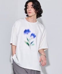 スモークフラワールーズTシャツ