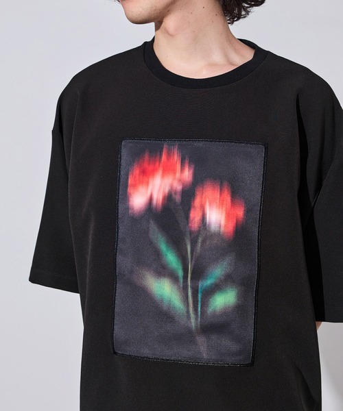 セール】スモークフラワールーズTシャツ（Tシャツ/カットソー