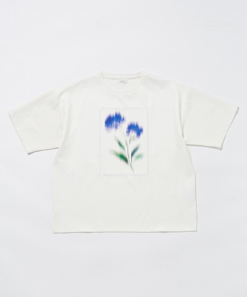 JUNRED(ジュンレッド)の「スモークフラワールーズTシャツ(Tシャツ/カットソー・メンズ・ホワイト/グリーン/ブラック・L/M/S)」の21枚目の写真