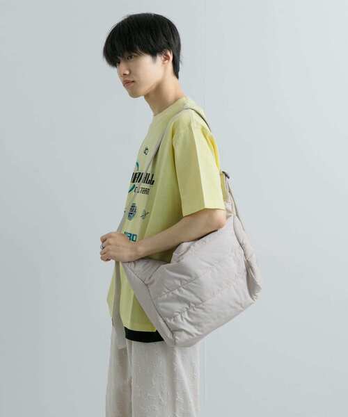 SENSE OF PLACE by URBAN RESEARCH(センスオブプレイスバイアーバンリサーチ)の「フェードロゴグラフィックTシャツ(5分袖)(Tシャツ/カットソー・メンズ・ブラック/イエロー/ロイヤルブルー・MEDIUM/LARGE)」の16枚目の写真