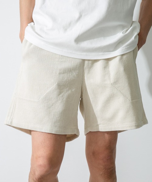 URBAN RESEARCH Sonny Label（アーバンリサーチサニーレーベル）の「コーデュロイイージーバギーショートパンツ（その他パンツ・メンズ・パープル/グリーン系その他/オフホワイト/ブラック/オレンジ・LARGE/MEDIUM）」の12枚目の写真