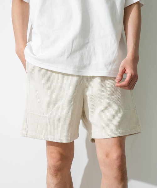 URBAN RESEARCH Sonny Label（アーバンリサーチサニーレーベル）の「コーデュロイイージーバギーショートパンツ（その他パンツ・メンズ・パープル/グリーン系その他/オフホワイト/ブラック/オレンジ・LARGE/MEDIUM）」の11枚目の写真