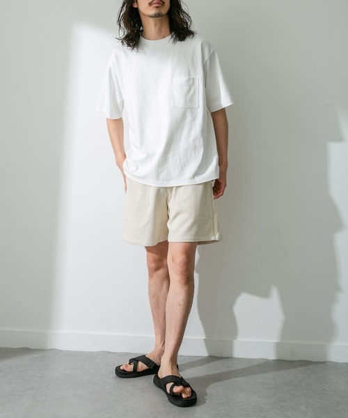 URBAN RESEARCH Sonny Label（アーバンリサーチサニーレーベル）の「コーデュロイイージーバギーショートパンツ（その他パンツ・メンズ・パープル/グリーン系その他/オフホワイト/ブラック/オレンジ・LARGE/MEDIUM）」の6枚目の写真