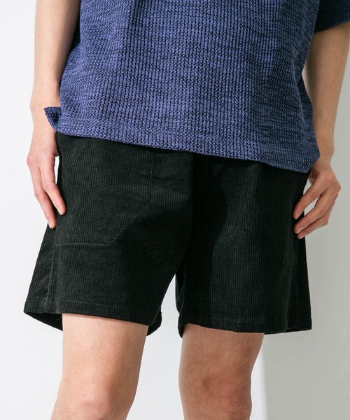 URBAN RESEARCH Sonny Label（アーバンリサーチサニーレーベル）の「コーデュロイイージーバギーショートパンツ（その他パンツ・メンズ・パープル/グリーン系その他/オフホワイト/ブラック/オレンジ・LARGE/MEDIUM）」の20枚目の写真