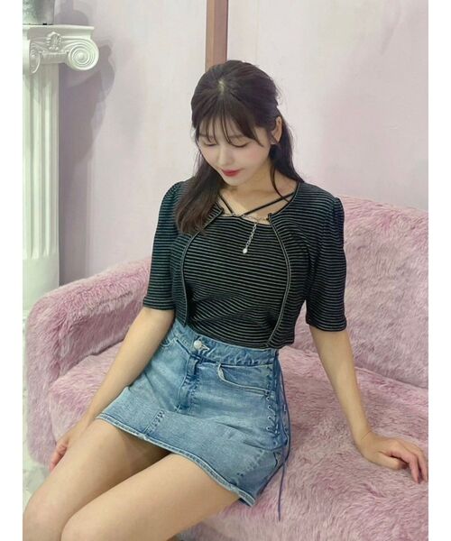 EATME（イートミー）の「キャミ&チェーンカーディガンセット（Tシャツ/カットソー・レディース・その他1/その他/アイボリー・FREE）」の16枚目の写真