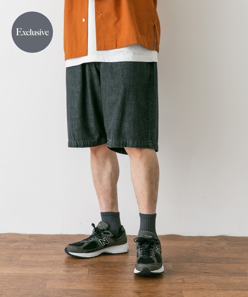 Lee（リー）の「『別注』Lee×DOORS　FLeeasy SHORTS（その他パンツ・メンズ・ワンウォッシュ/ブラック/ライトインディゴブルー/インディゴブルー・FREE）」の2枚目の写真