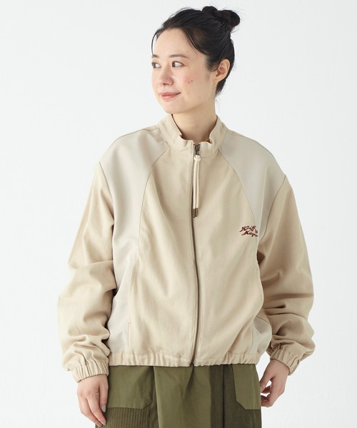 KRIFF MAYER(クリフメイヤー)の「切替ツイルJK(ブルゾン・レディース・ベージュ/オレンジ/ブラック/カーキ・MEDIUM/LARGE)」の3枚目の写真
