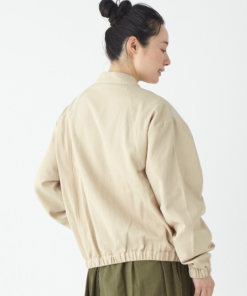 KRIFF MAYER(クリフメイヤー)の「切替ツイルJK(ブルゾン・レディース・ベージュ/オレンジ/ブラック/カーキ・MEDIUM/LARGE)」の17枚目の写真