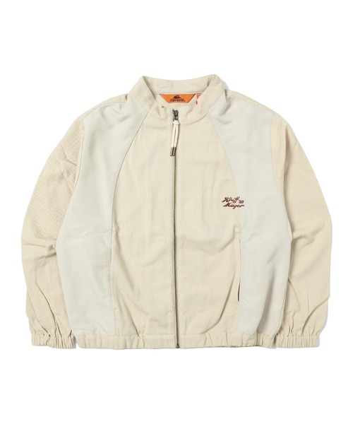 KRIFF MAYER(クリフメイヤー)の「切替ツイルJK(ブルゾン・レディース・ベージュ/オレンジ/ブラック/カーキ・MEDIUM/LARGE)」の9枚目の写真