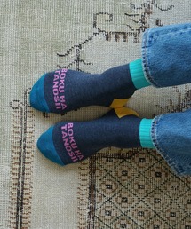 BOKU HA TANOSII（ボク　ハ　タノシイ）の「BOKU HA TANOSII/ボクハタノシイ BT3パネルパイルクォーター 靴下（ソックス/靴下）」