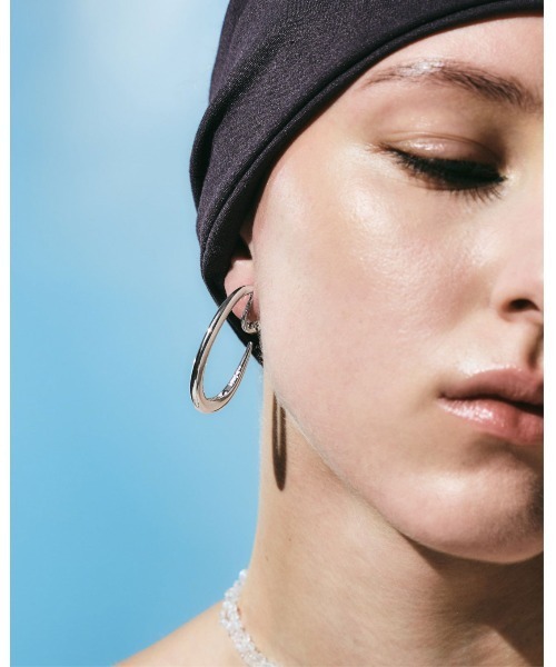 IRIS47（イリスフォーセブン）の「【IRIS 47】ivy hoop earring/アイビー フープ イヤリング（イヤリング・レディース・シルバー/ゴールド・FREE）」の6枚目の写真
