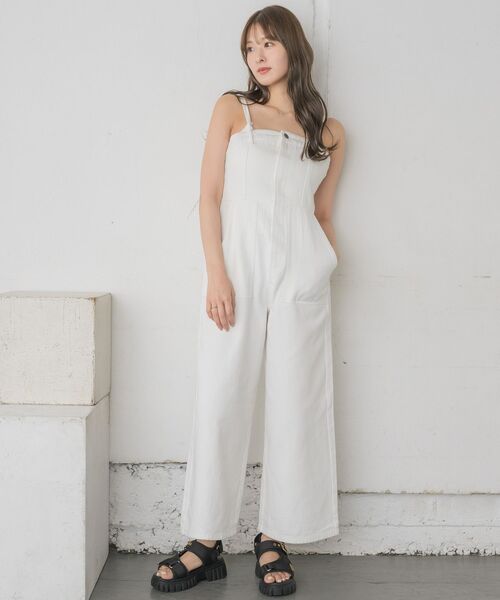 RETRO GIRL（レトロガール）の「マルチウェイサロペット（サロペット/オーバーオール・レディース・ナチュラル/ブルー/ブラック・FREE）」の7枚目の写真