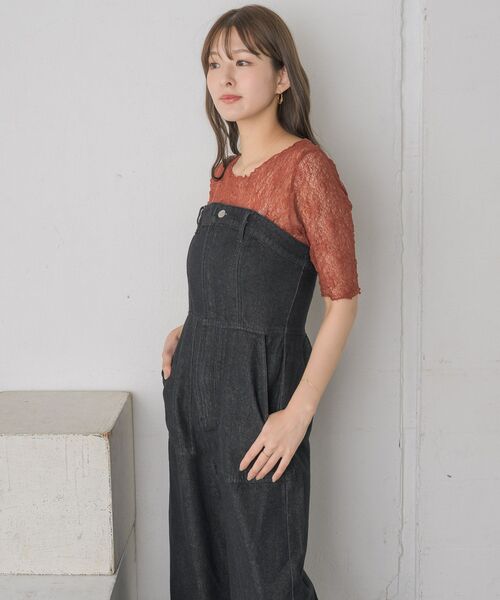 RETRO GIRL（レトロガール）の「マルチウェイサロペット（サロペット/オーバーオール・レディース・ナチュラル/ブルー/ブラック・FREE）」の21枚目の写真