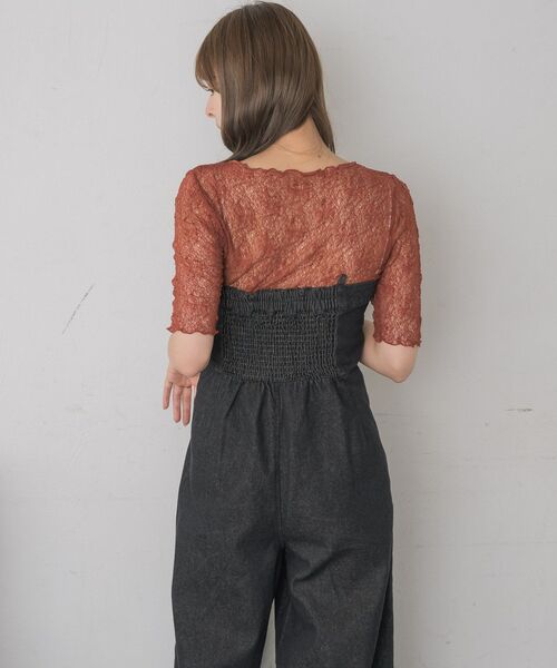 RETRO GIRL（レトロガール）の「マルチウェイサロペット（サロペット/オーバーオール・レディース・ナチュラル/ブルー/ブラック・FREE）」の20枚目の写真