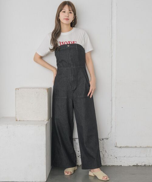 RETRO GIRL（レトロガール）の「マルチウェイサロペット（サロペット/オーバーオール・レディース・ナチュラル/ブルー/ブラック・FREE）」の19枚目の写真