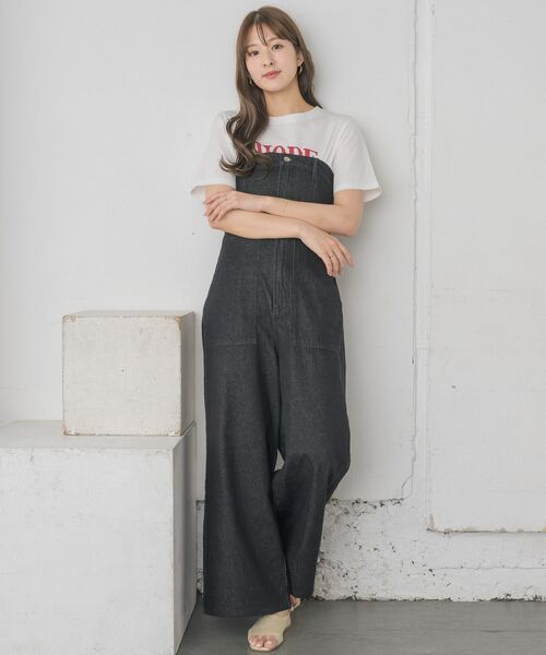 RETRO GIRL（レトロガール）の「マルチウェイサロペット（サロペット/オーバーオール・レディース・ナチュラル/ブルー/ブラック・FREE）」の18枚目の写真