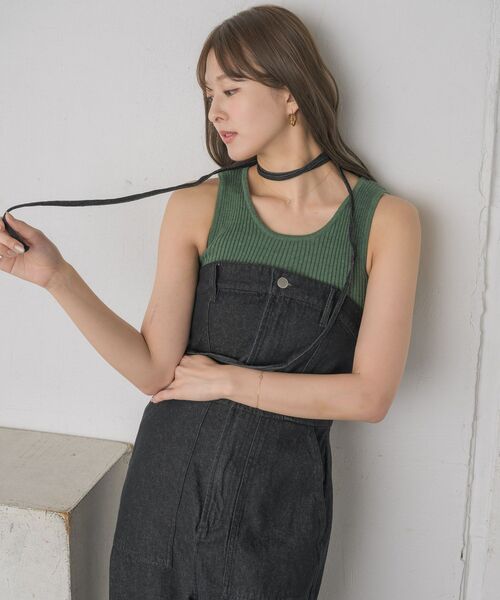 RETRO GIRL（レトロガール）の「マルチウェイサロペット（サロペット/オーバーオール・レディース・ナチュラル/ブルー/ブラック・FREE）」の17枚目の写真