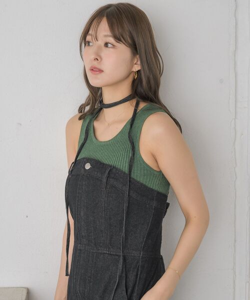 RETRO GIRL（レトロガール）の「マルチウェイサロペット（サロペット/オーバーオール・レディース・ナチュラル/ブルー/ブラック・FREE）」の16枚目の写真