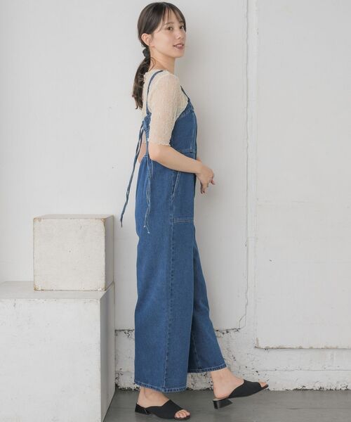 RETRO GIRL（レトロガール）の「マルチウェイサロペット（サロペット/オーバーオール・レディース・ナチュラル/ブルー/ブラック・FREE）」の4枚目の写真