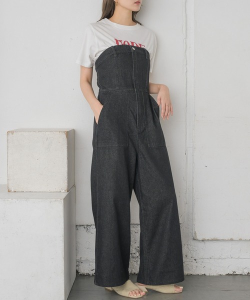 RETRO GIRL（レトロガール）の「マルチウェイサロペット（サロペット/オーバーオール・レディース・ナチュラル/ブルー/ブラック・FREE）」の2枚目の写真