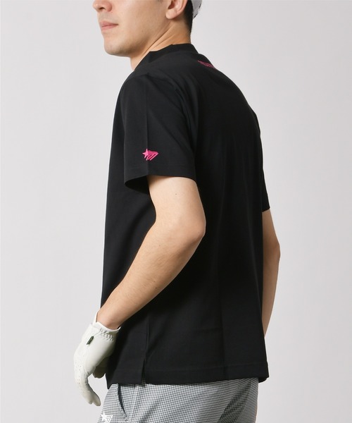 stella77golf(ステラセブンティーンセブンゴルフ)の「接触冷感モックネックTシャツ(Tシャツ/カットソー・メンズ・ブラック/ホワイト/ライム・LARGE/X-LARGE/XX-LARGE/MEDIUM)」の8枚目の写真